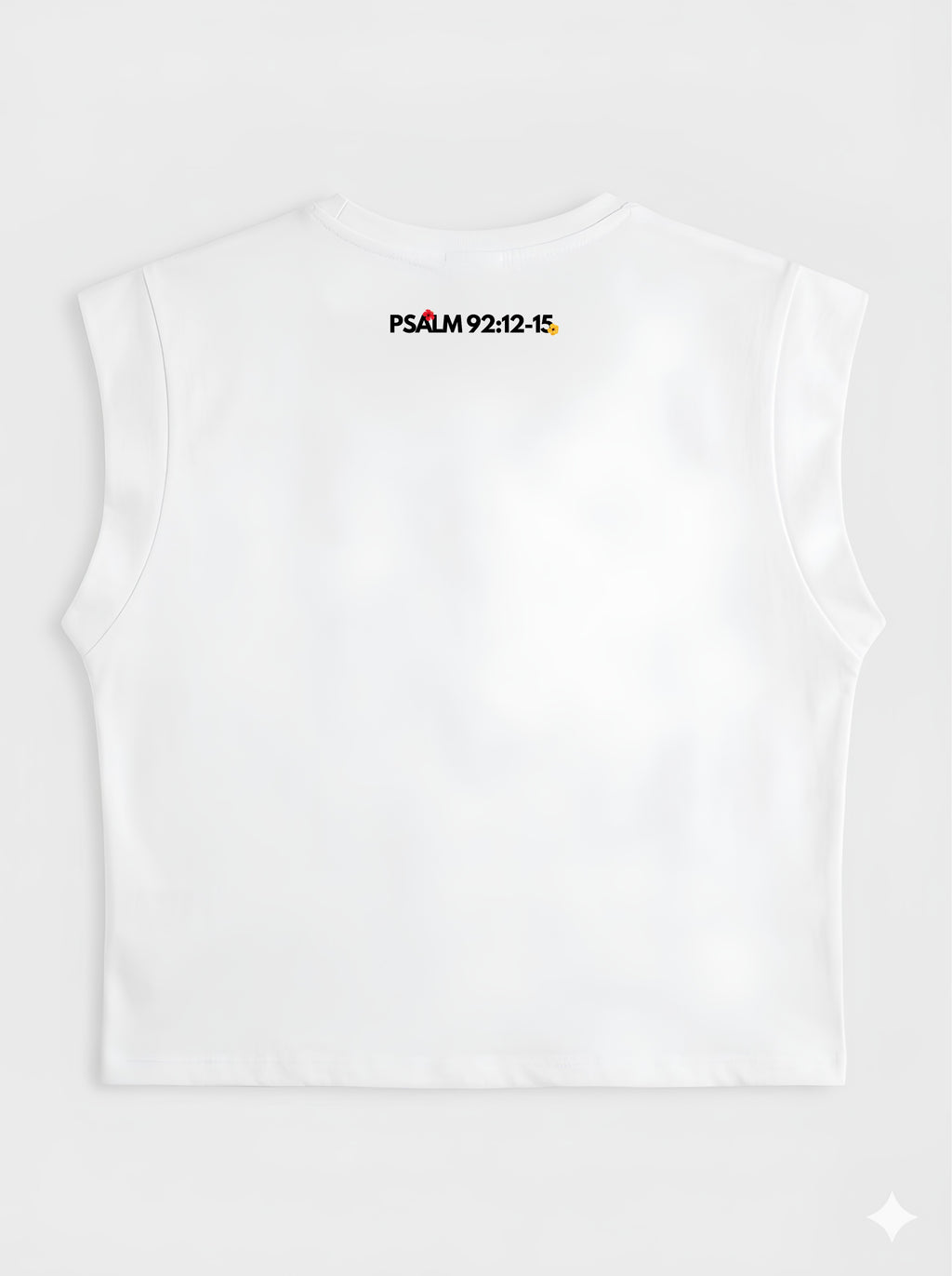 FLOWERS BLACK TEXT - WOMEN'S SLEEVELESS TEE