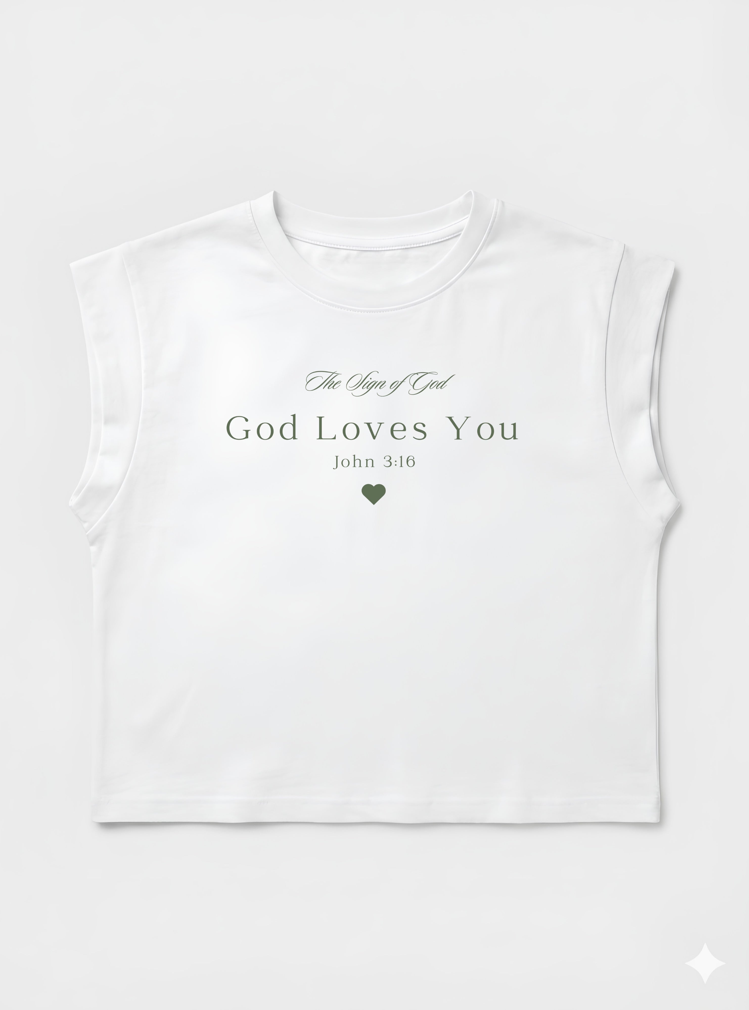 GOD LOVES YOU - WOMEN'S SLEEVELESS TEE