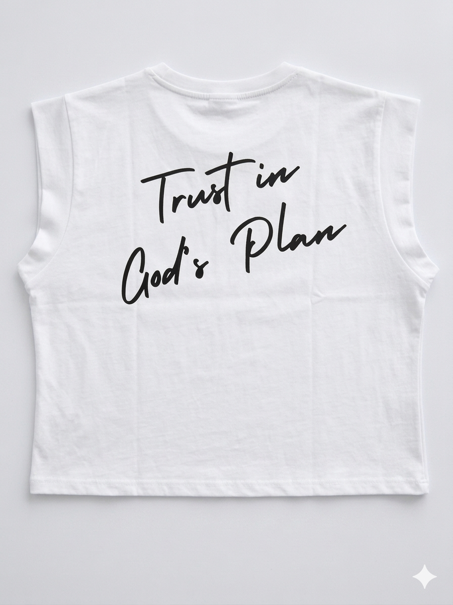 TRUST IN GOD'S PLAN - WOMEN'S SLEEVELESS TEE